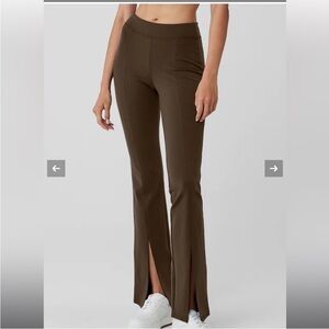 ALO Yoga Brown Flared Pants